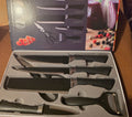 6-Piece Sharp Kitchen Knife Set with Ceramic Peeler & Scissors